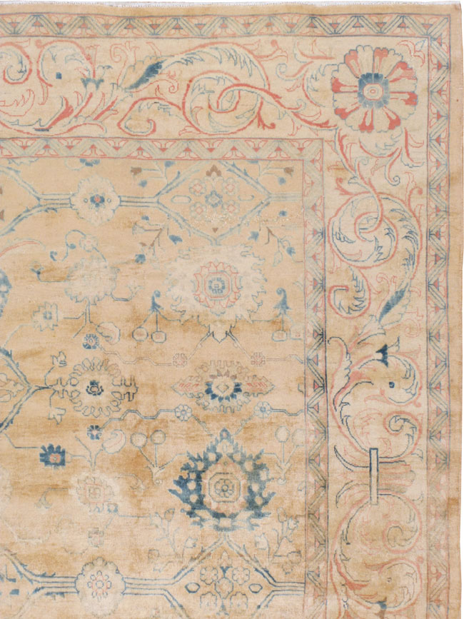 Vintage Persian Mahal Carpet, No.16553 - Galerie Shabab