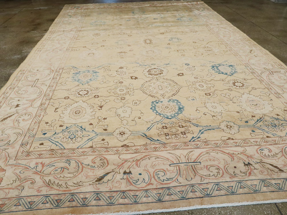 Vintage Persian Mahal Carpet, No.16553 - Galerie Shabab