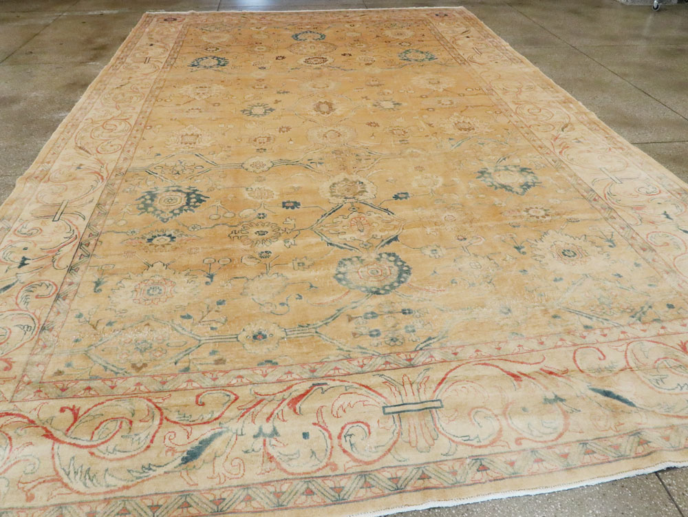 Vintage Persian Mahal Carpet, No.16553 - Galerie Shabab