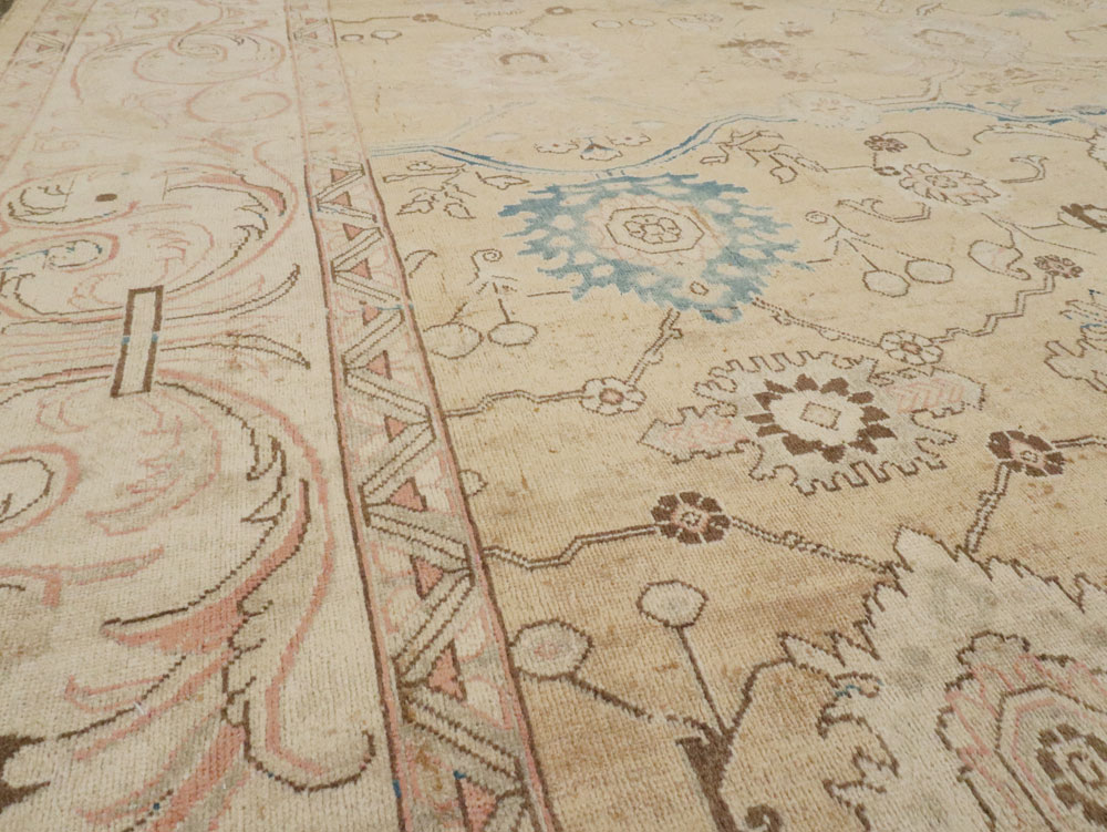 Vintage Persian Mahal Carpet, No.16553 - Galerie Shabab