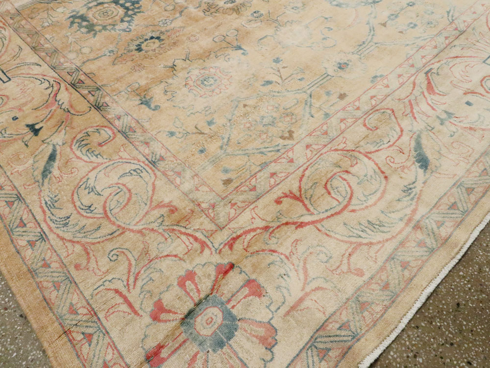 Vintage Persian Mahal Carpet, No.16553 - Galerie Shabab