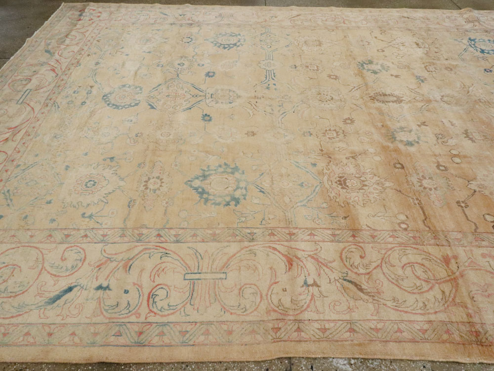 Vintage Persian Mahal Carpet, No.16553 - Galerie Shabab