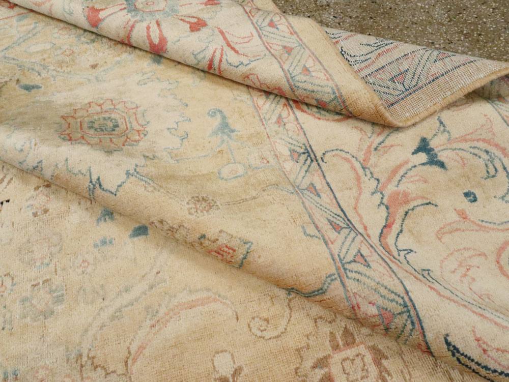 Vintage Persian Mahal Carpet, No.16553 - Galerie Shabab