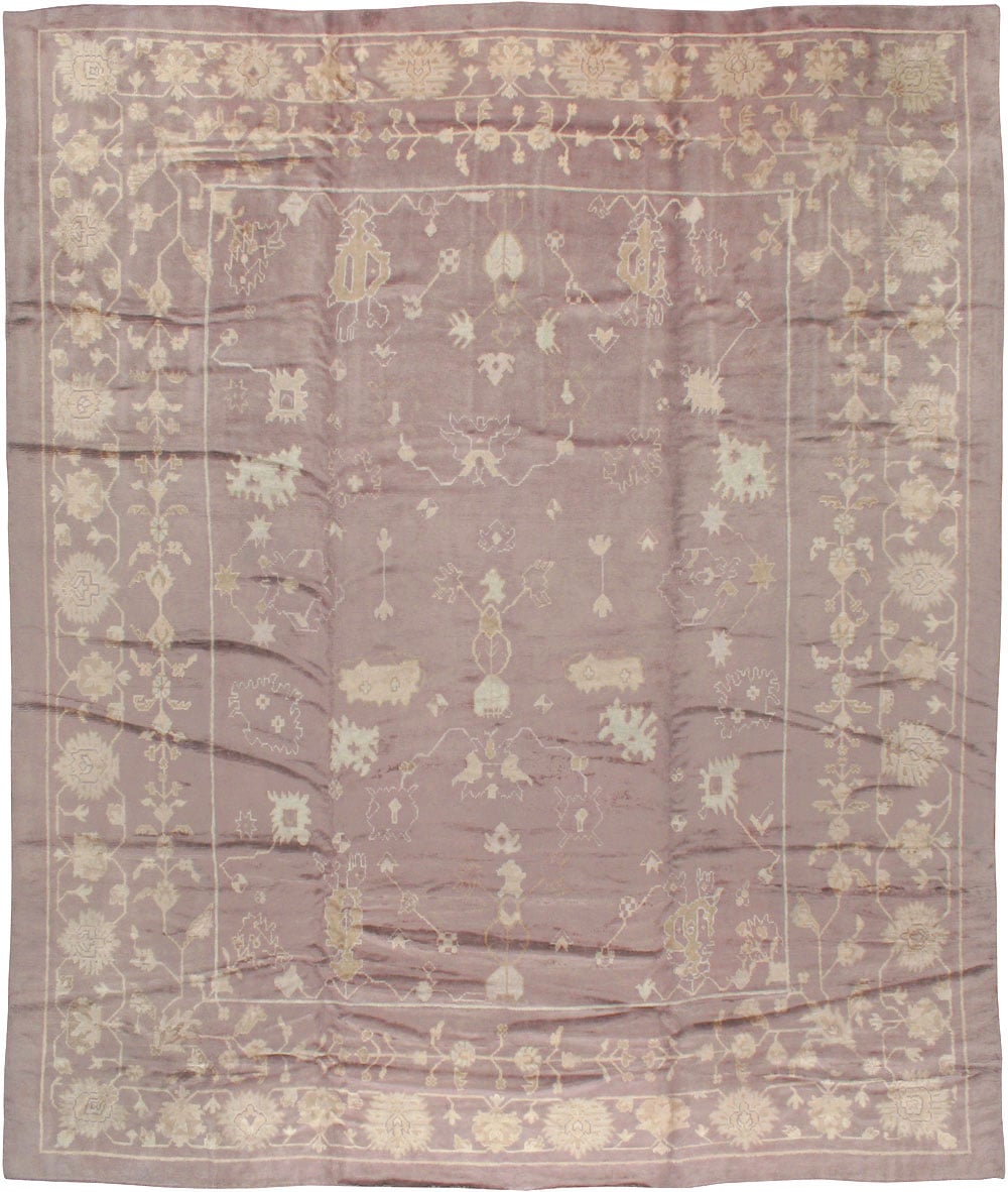 Antique Turkish Oushak Rug, No.16554 - Galerie Shabab