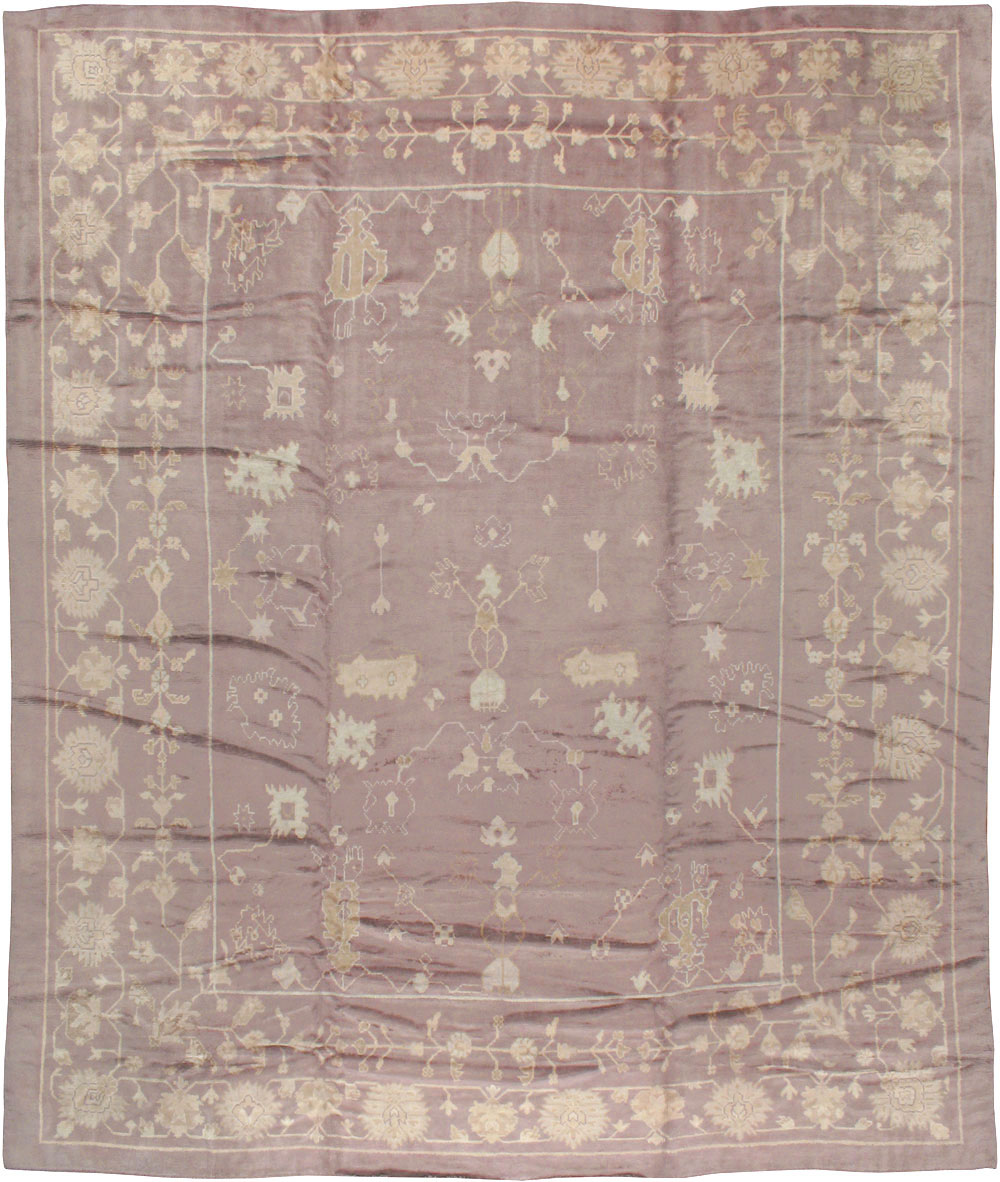 Antique Turkish Oushak Rug, No.16554 - Galerie Shabab
