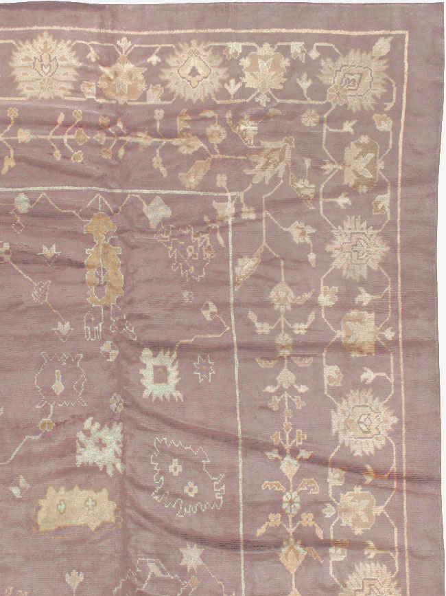 Antique Turkish Oushak Rug, No.16554 - Galerie Shabab