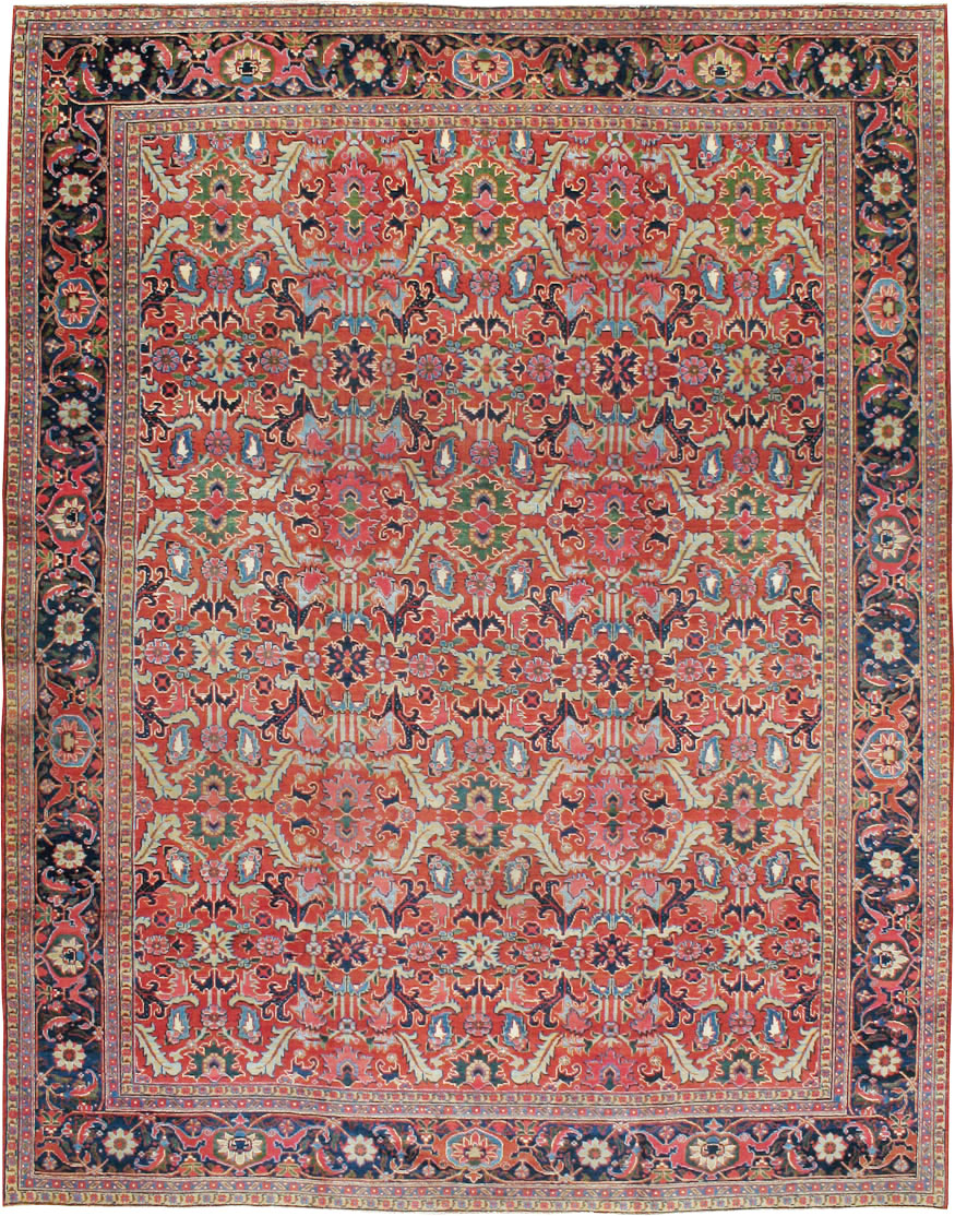 Antique Persian Heriz Carpet, No.16563 - Galerie Shabab