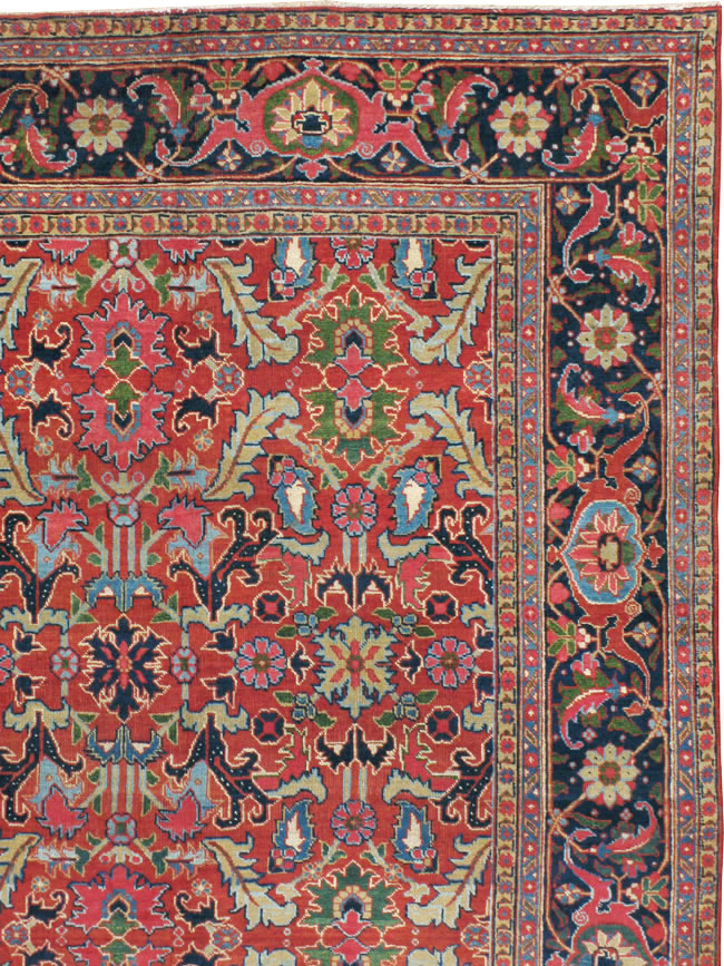 Antique Persian Heriz Carpet, No.16563 - Galerie Shabab