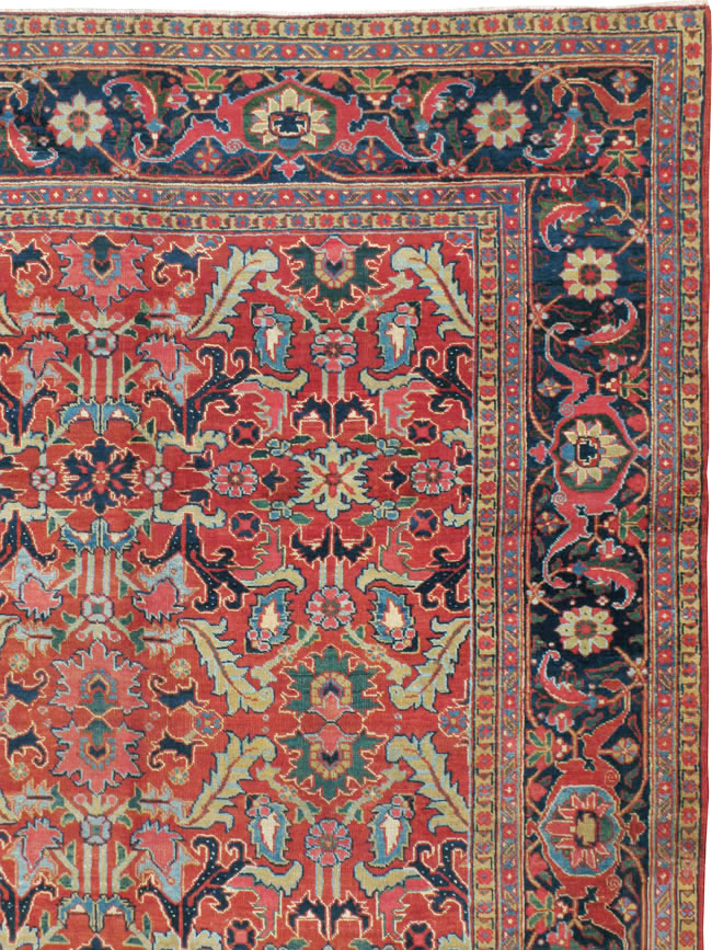 Antique Persian Heriz Carpet, No.16563 - Galerie Shabab