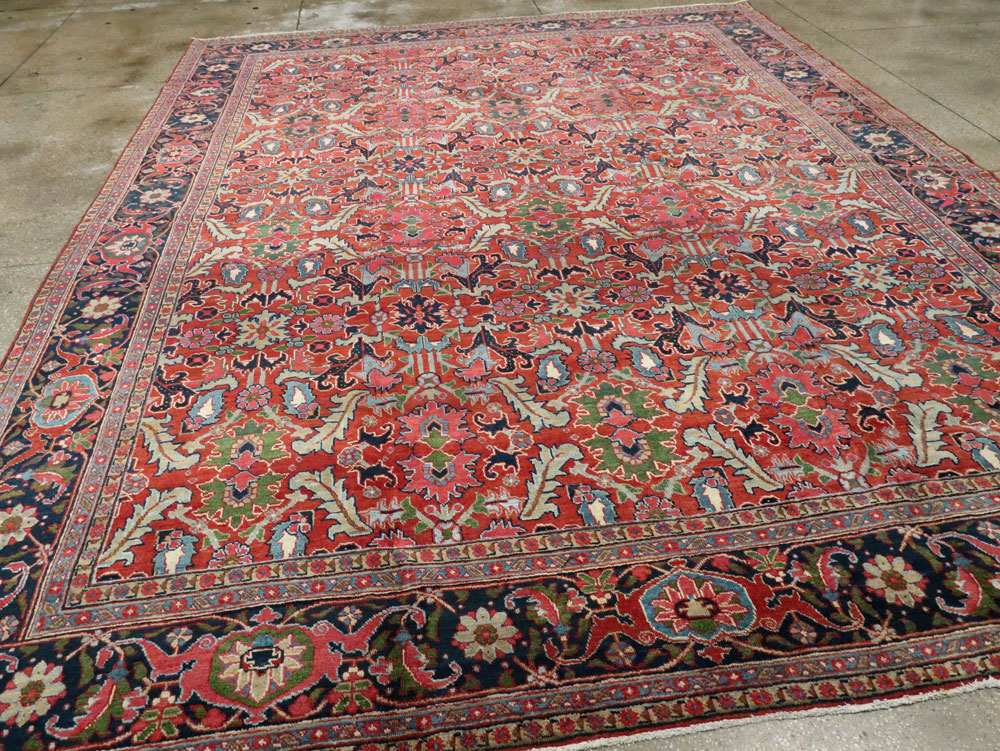 Antique Persian Heriz Carpet, No.16563 - Galerie Shabab