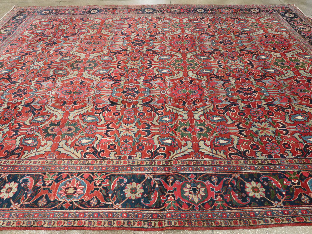 Antique Persian Heriz Carpet, No.16563 - Galerie Shabab