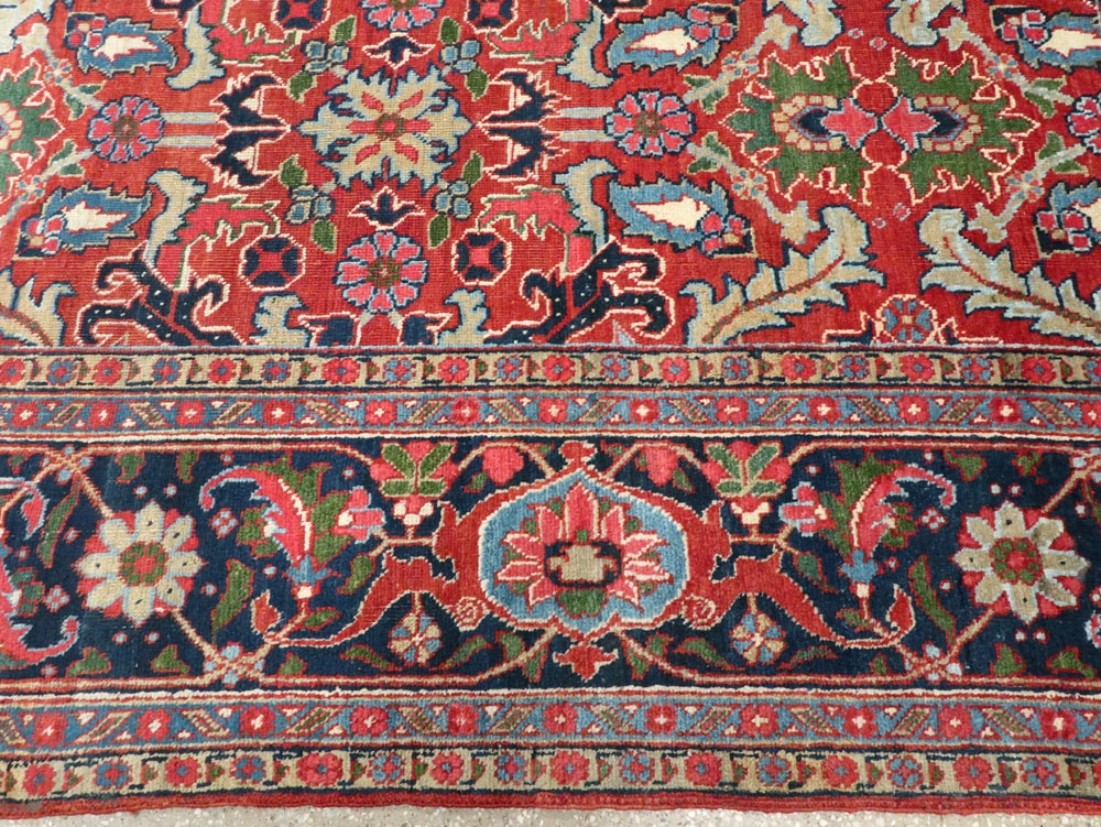 Antique Persian Heriz Carpet, No.16563 - Galerie Shabab