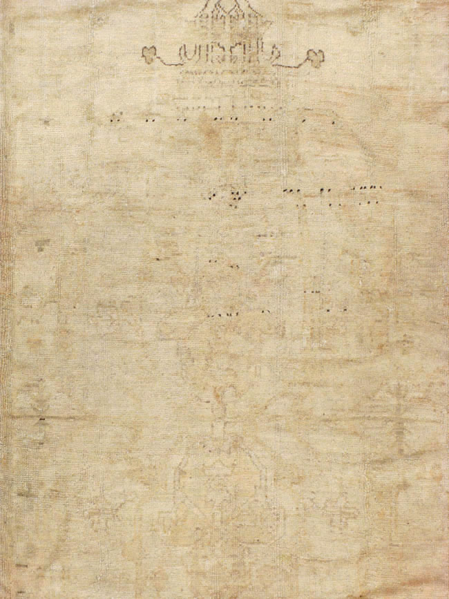 Antique Turkish Oushak Carpet, No.16581 - Galerie Shabab
