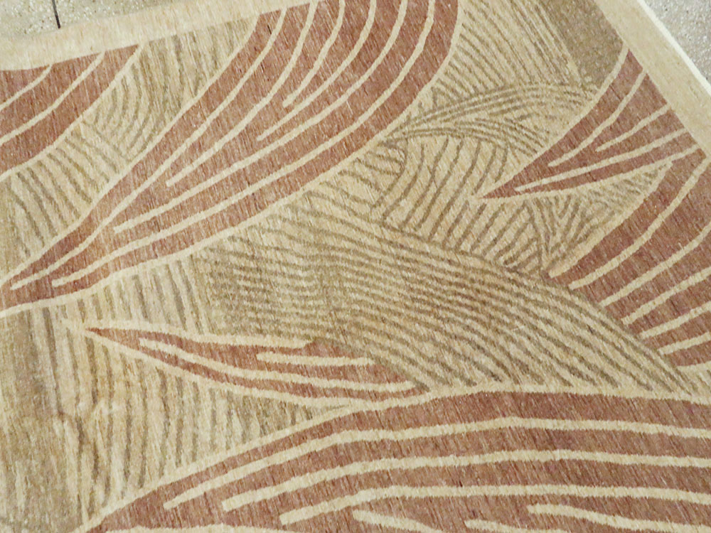 Modernist Persian Tabriz  Carpet, No.16606 - Galerie Shabab