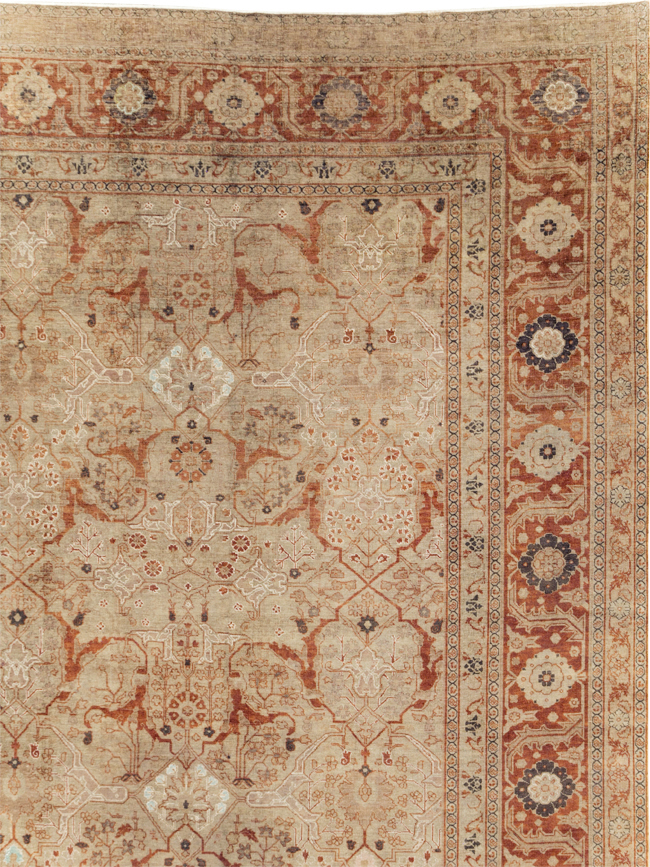 Antique Persian Tabriz Oversize Carpet, No.16613 - Galerie Shabab