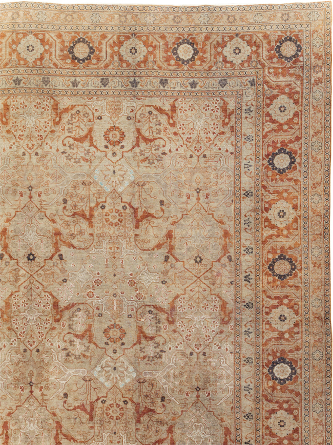 Antique Persian Tabriz Oversize Carpet, No.16613 - Galerie Shabab