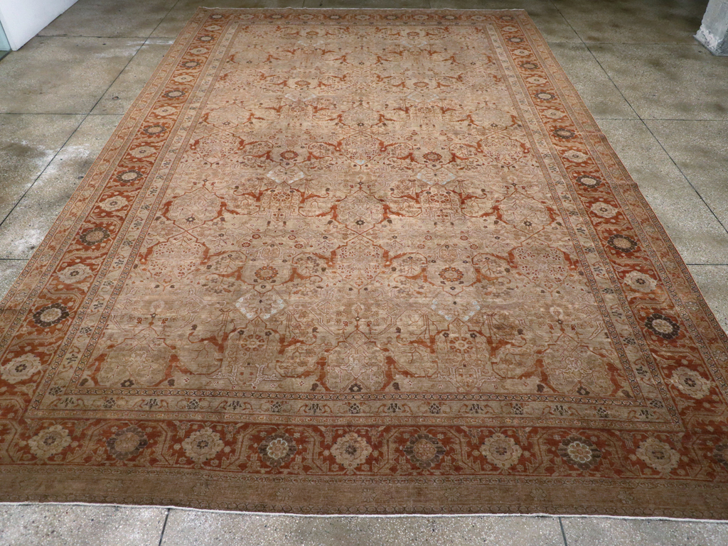 Antique Persian Tabriz Oversize Carpet, No.16613 - Galerie Shabab