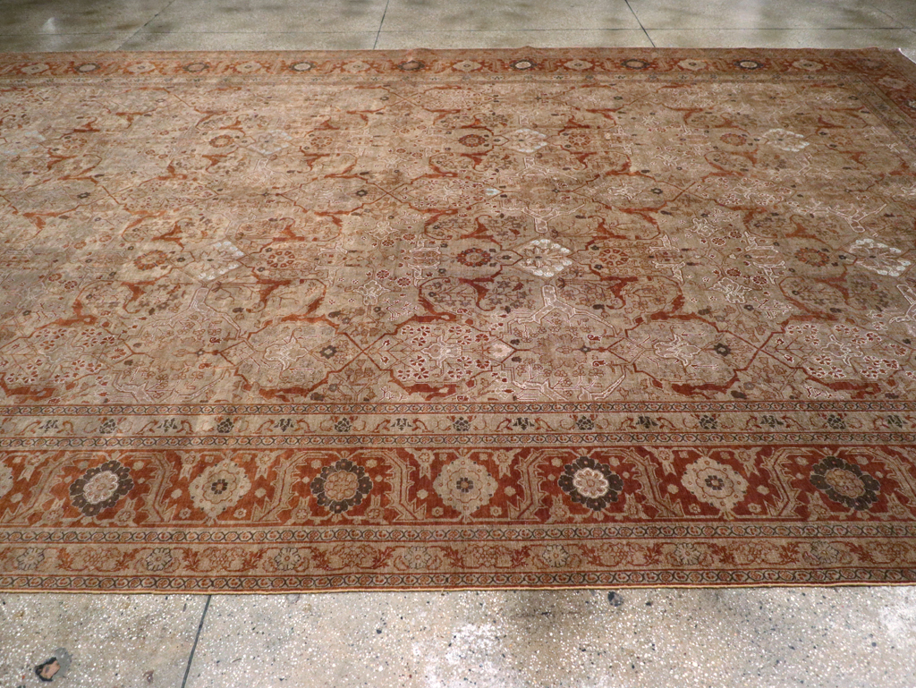 Antique Persian Tabriz Oversize Carpet, No.16613 - Galerie Shabab