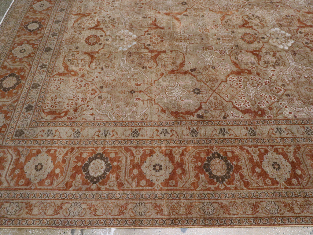 Antique Persian Tabriz Oversize Carpet, No.16613 - Galerie Shabab