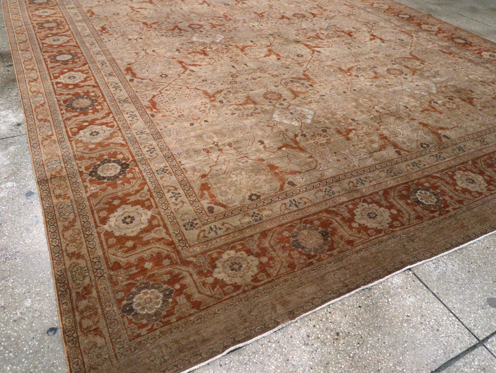Antique Persian Tabriz Oversize Carpet, No.16613 - Galerie Shabab