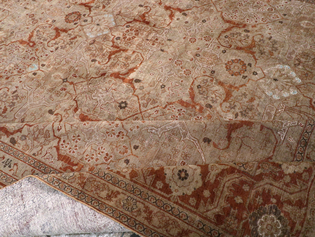 Antique Persian Tabriz Oversize Carpet, No.16613 - Galerie Shabab
