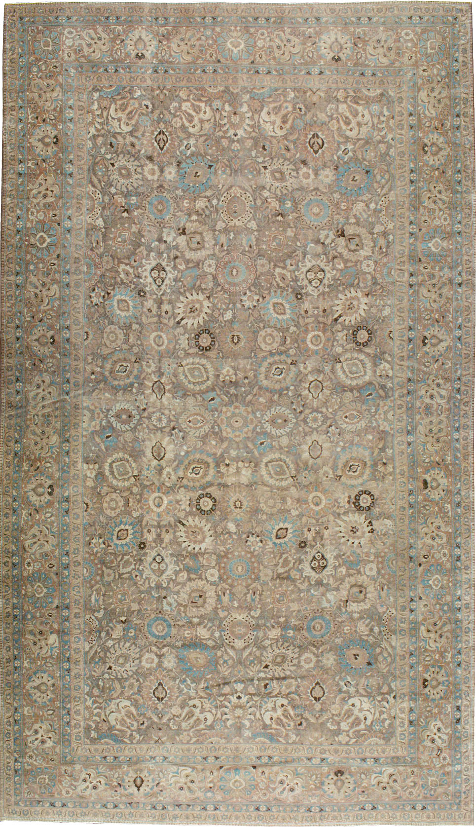 Antique Persian Tabriz Carpet, No.16616 - Galerie Shabab