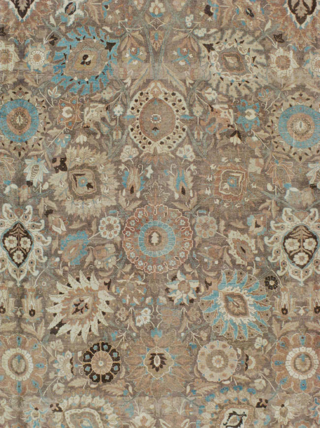 Antique Persian Tabriz Carpet, No.16616 - Galerie Shabab