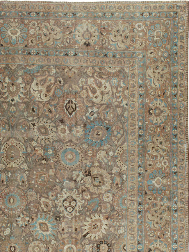 Antique Persian Tabriz Carpet, No.16616 - Galerie Shabab