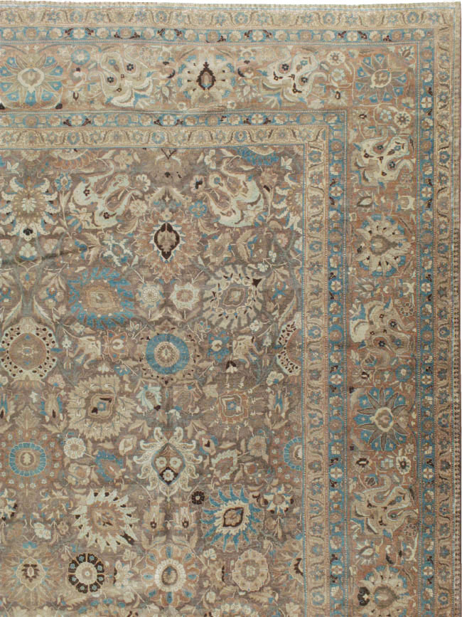 Antique Persian Tabriz Carpet, No.16616 - Galerie Shabab