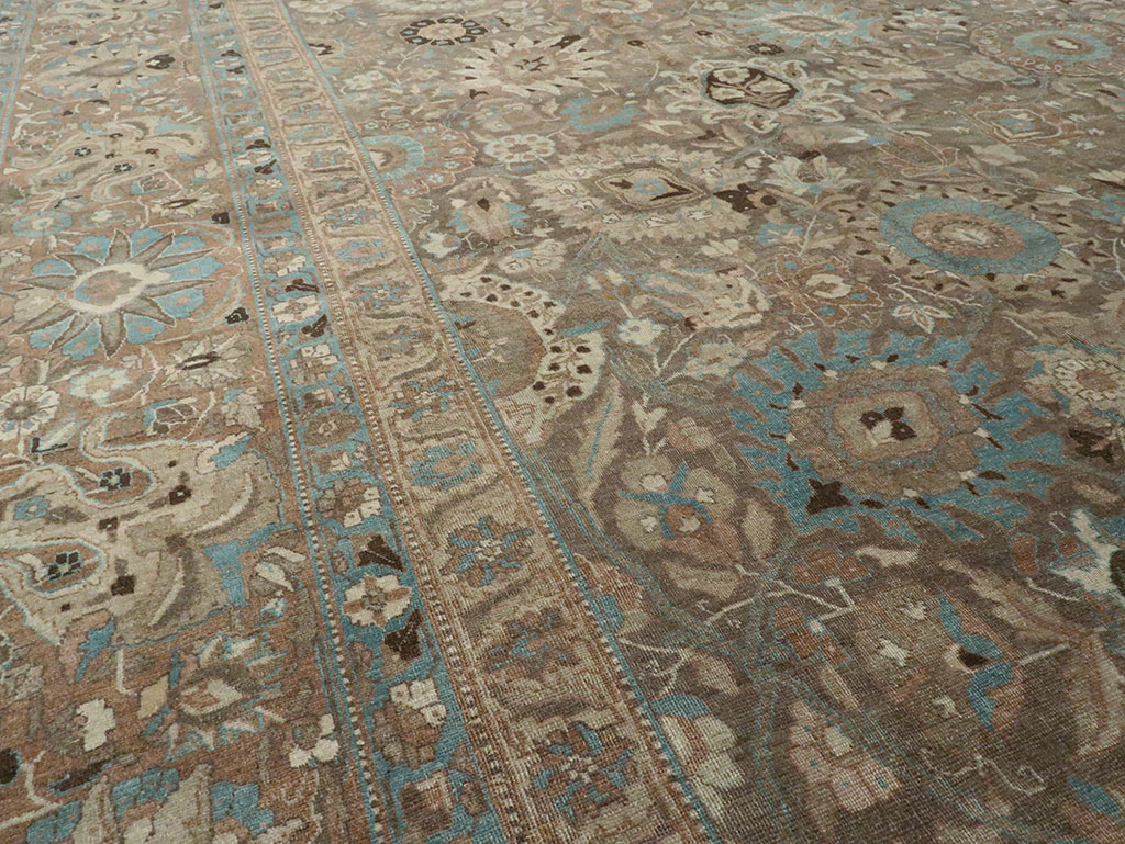 Antique Persian Tabriz Carpet, No.16616 - Galerie Shabab