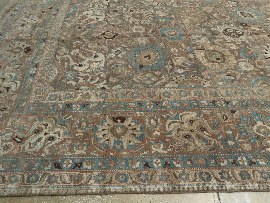 Antique Persian Tabriz Carpet, No.16616 - Galerie Shabab