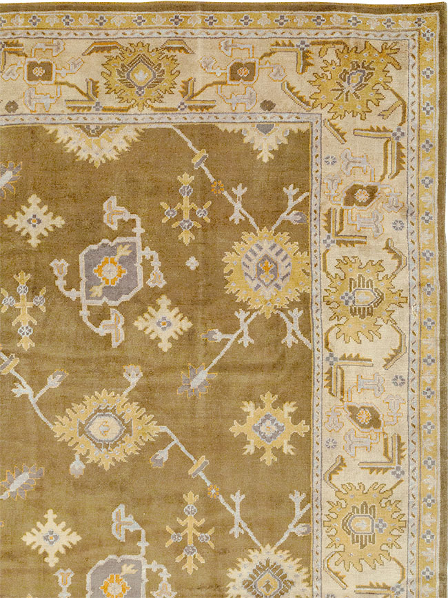 Antique Turkish Oushak Oversize Carpet, No.16629 - Galerie Shabab