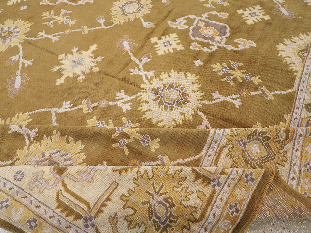 Antique Turkish Oushak Oversize Carpet, No.16629 - Galerie Shabab