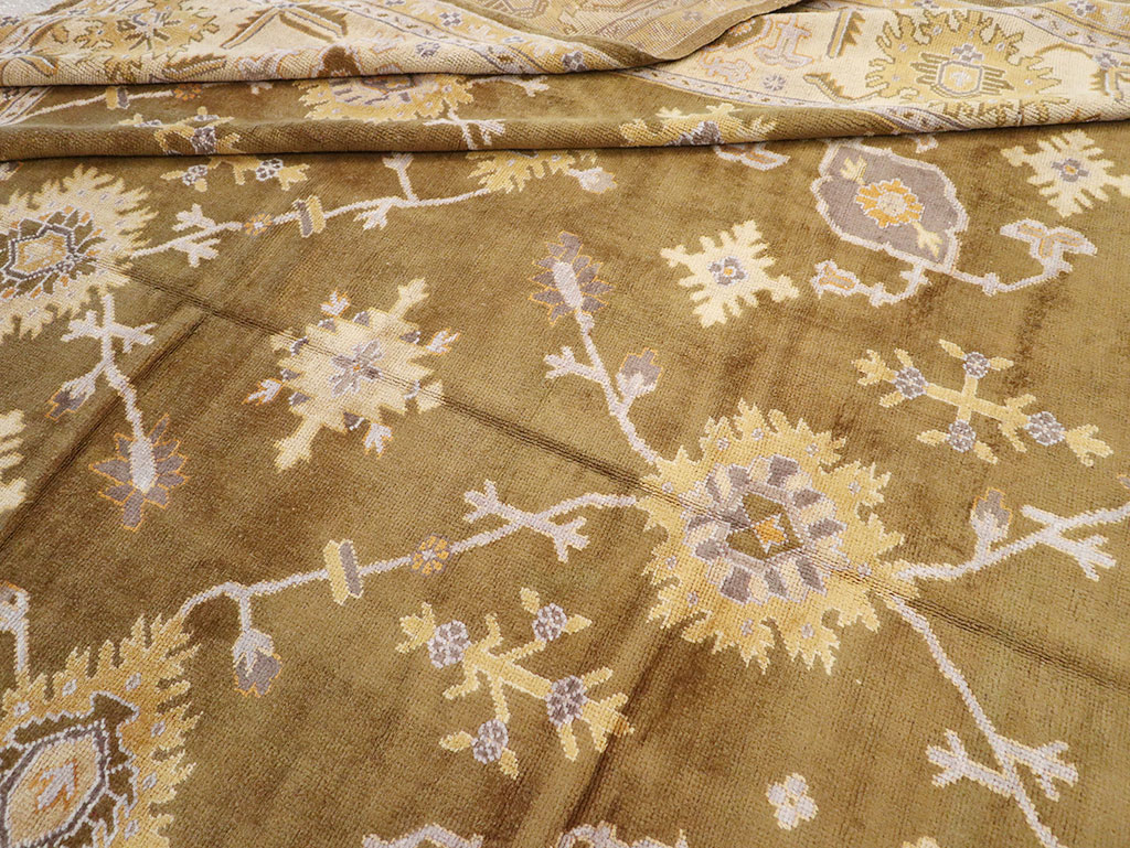Antique Turkish Oushak Oversize Carpet, No.16629 - Galerie Shabab