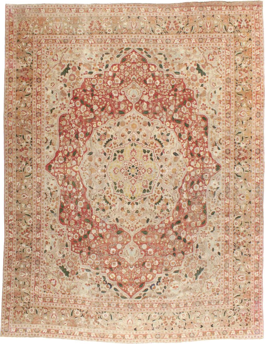 Antique Persian Tabriz Carpet, No.16633 - Galerie Shabab