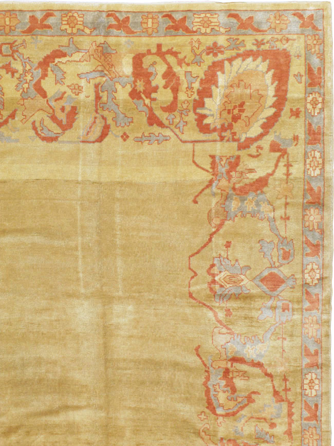 Modern Turkish Oushak Carpet, No.16634 - Galerie Shabab