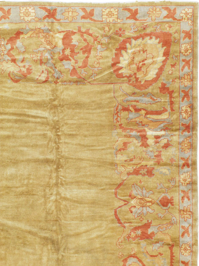 Modern Turkish Oushak Carpet, No.16634 - Galerie Shabab