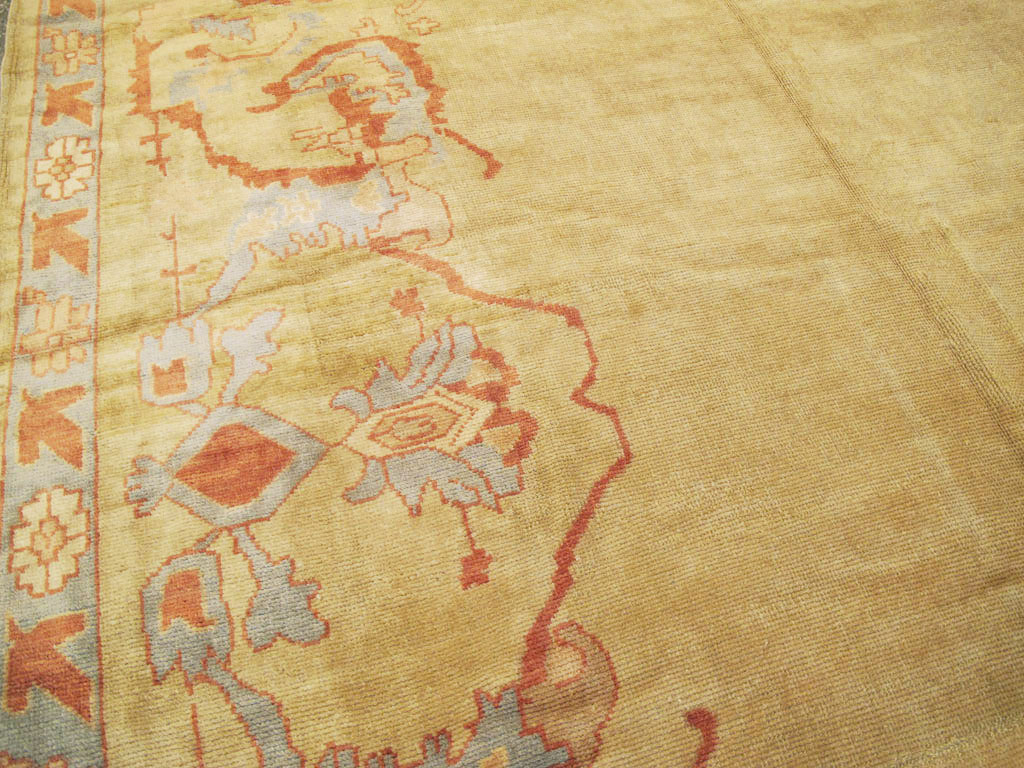 Modern Turkish Oushak Carpet, No.16634 - Galerie Shabab