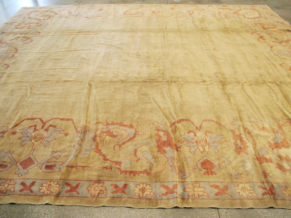 Modern Turkish Oushak Carpet, No.16634 - Galerie Shabab