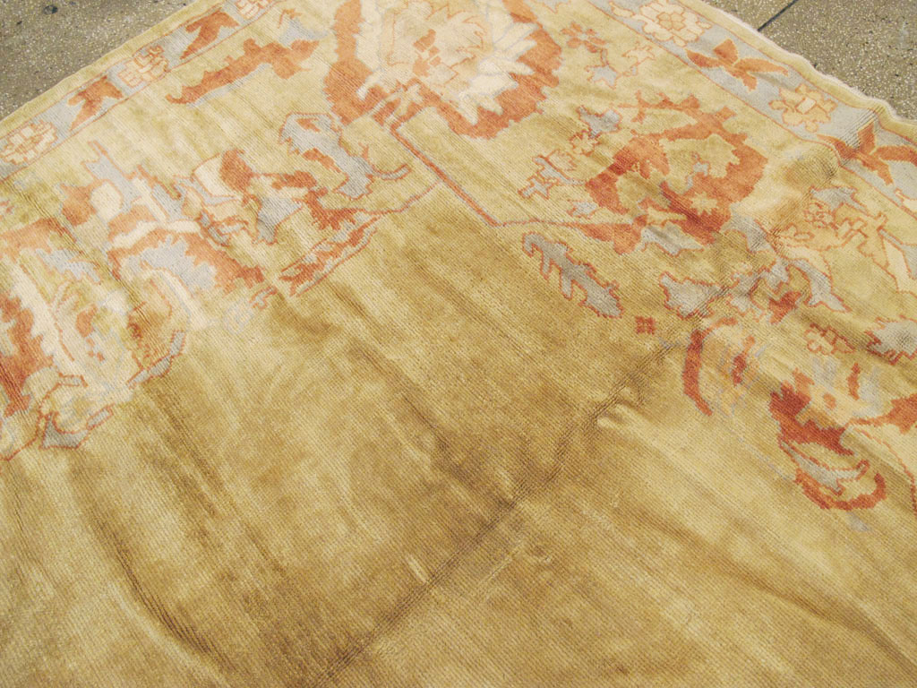 Modern Turkish Oushak Carpet, No.16634 - Galerie Shabab