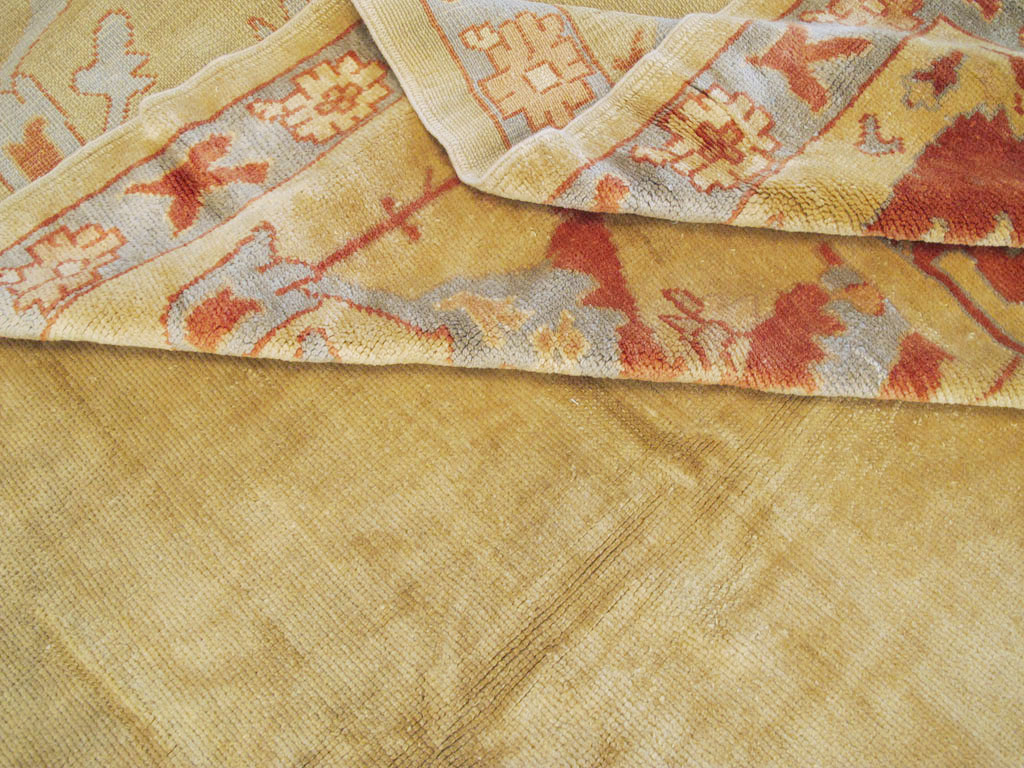 Modern Turkish Oushak Carpet, No.16634 - Galerie Shabab