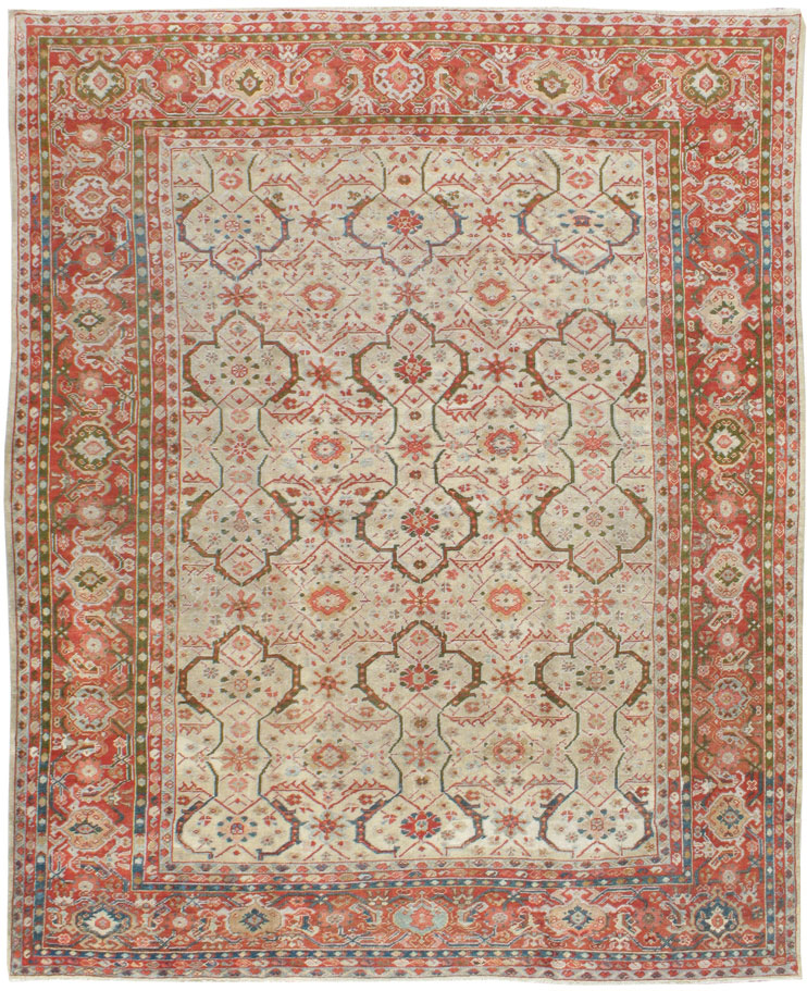 Antique Sultanabad Carpet, No.16635 - Galerie Shabab