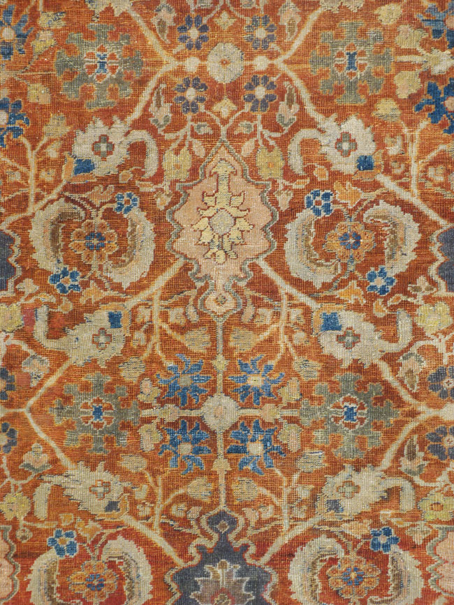 Antique Persian Mahal Carpet, No.16639 - Galerie Shabab
