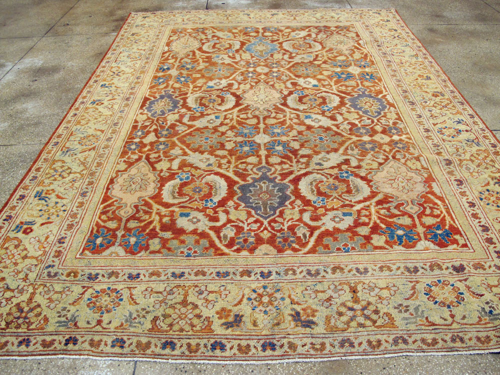 Antique Persian Mahal Carpet, No.16639 - Galerie Shabab