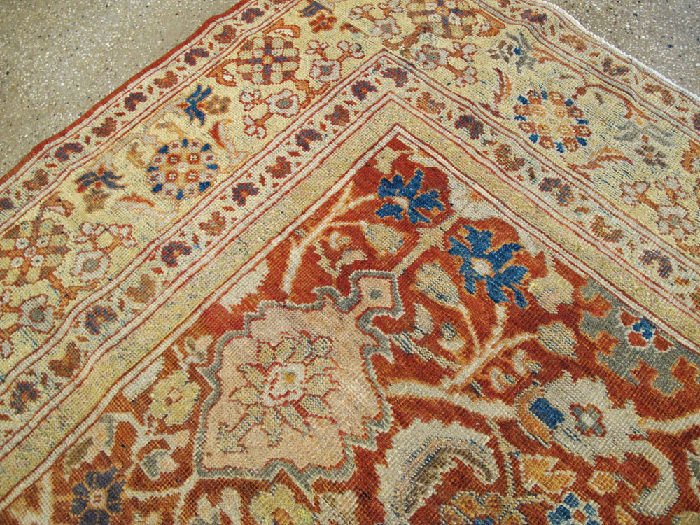 Antique Persian Mahal Carpet, No.16639 - Galerie Shabab