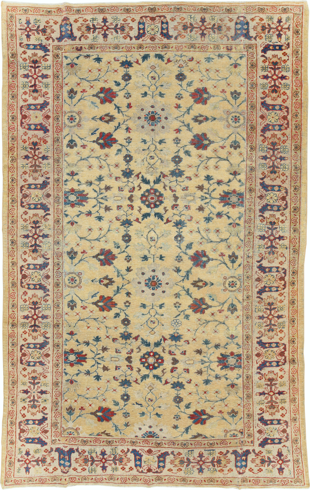 Antique Persian Mahal Carpet, No.16640 - Galerie Shabab