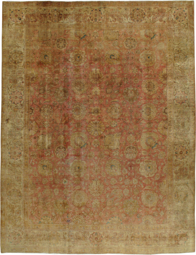Antique Persian Tabriz Carpet, No.16642 - Galerie Shabab