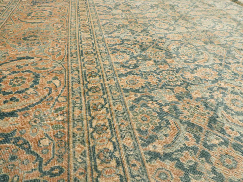 Antique Persian Tabriz Carpet, No.16652 - Galerie Shabab