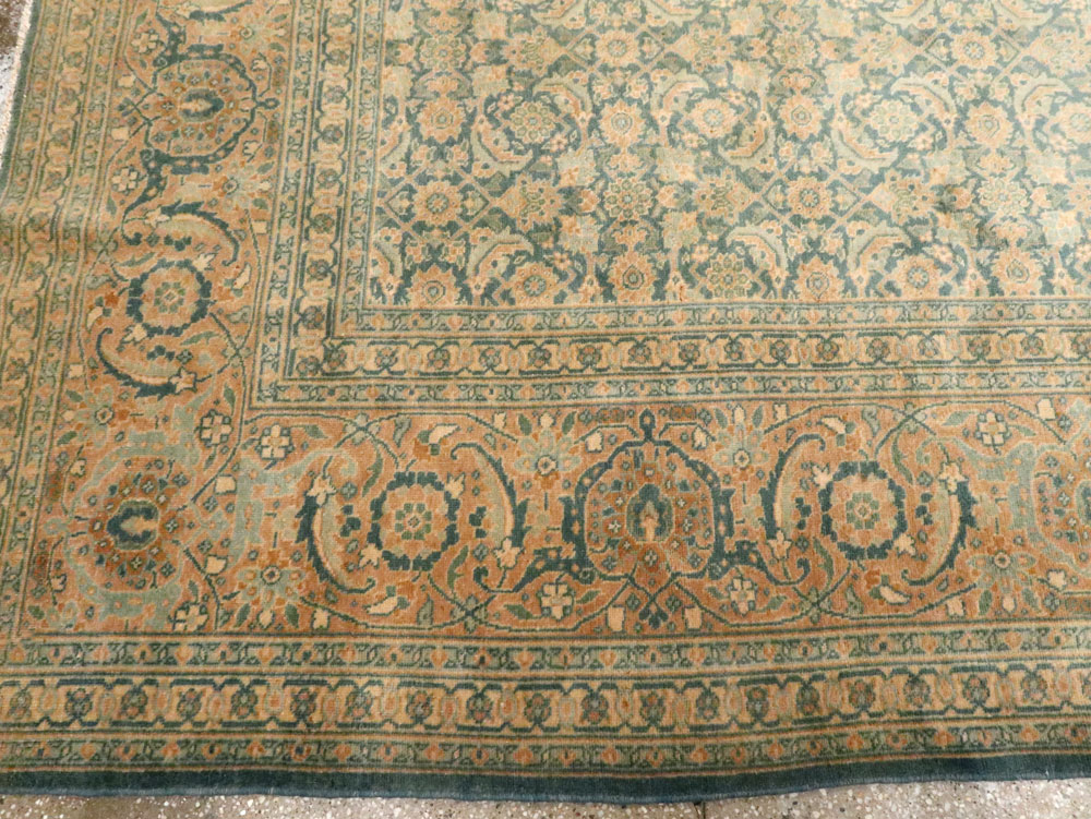 Antique Persian Tabriz Carpet, No.16652 - Galerie Shabab