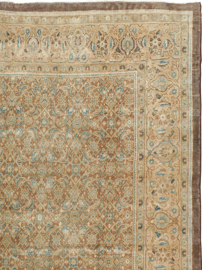 Vintage Persian Mahal Carpet, No.16661 - Galerie Shabab